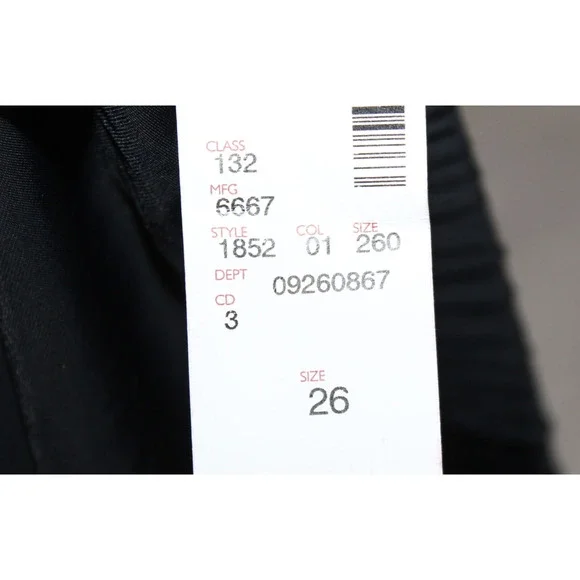 NWT Avenue Swim Skort Skirt Shorts Swim Bottoms Black Women's Plus Size 26W - Picture 11 of 13